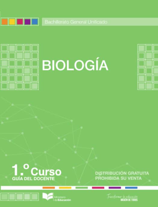 Libro de biología primer grado (Guía del Docente BGU)