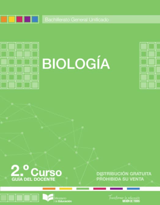 Libro de biología segundo grado (Guía del Docente BGU)