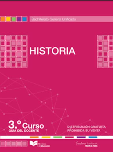 Libro de historia tercer grado (Guía del Docente BGU)