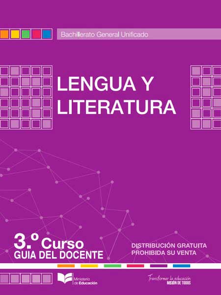 Libro de lengua y literatura tercer grado (Guía del Docente BGU)