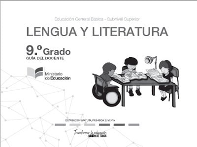 Libro de lengua y literatura noveno grado (Guía del Docente EGB)