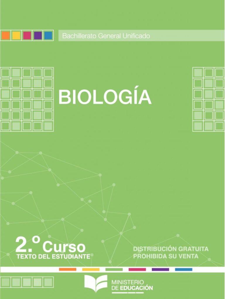 Libro de biología segundo grado de bachillerato