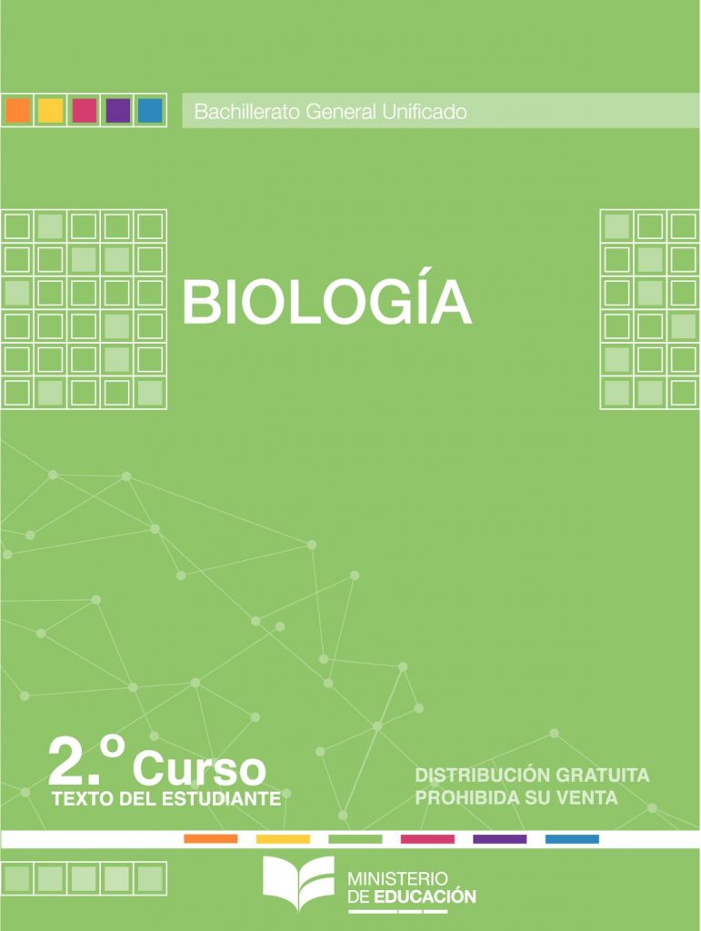 Libro de biología segundo grado de bachillerato de BGU