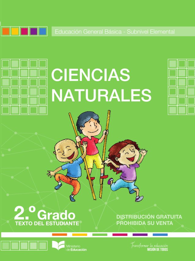 Libro de ciencias naturales segundo grado de EGB