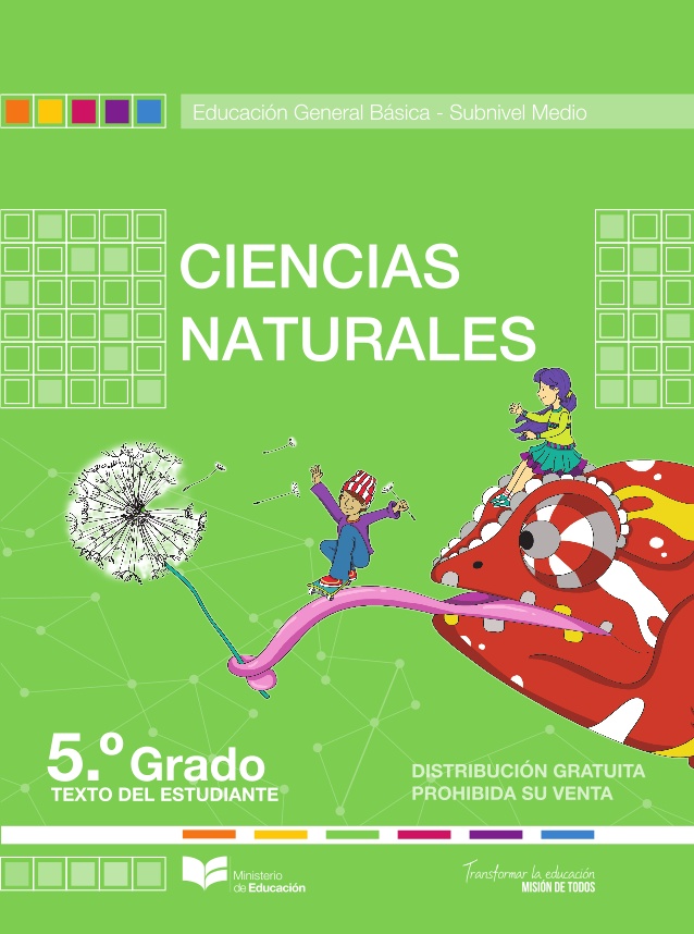 Libro de ciencias naturales quinto grado de EGB