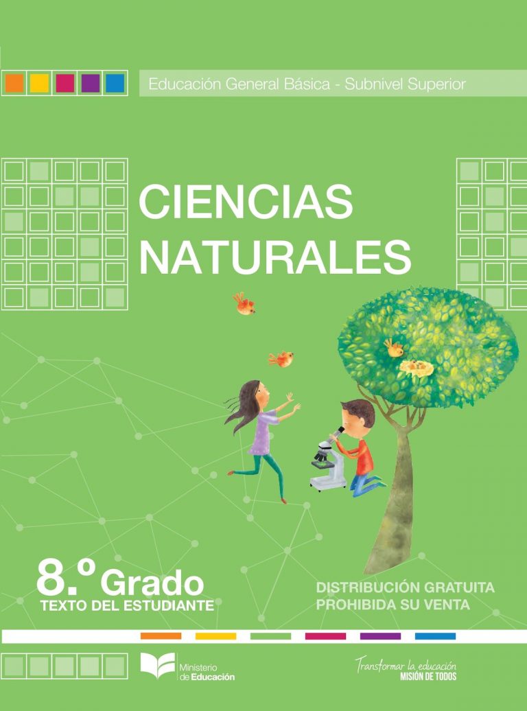 Libro de ciencias naturales octavo grado de EGB