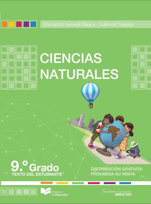 Libro de ciencias naturales noveno grado de EGB