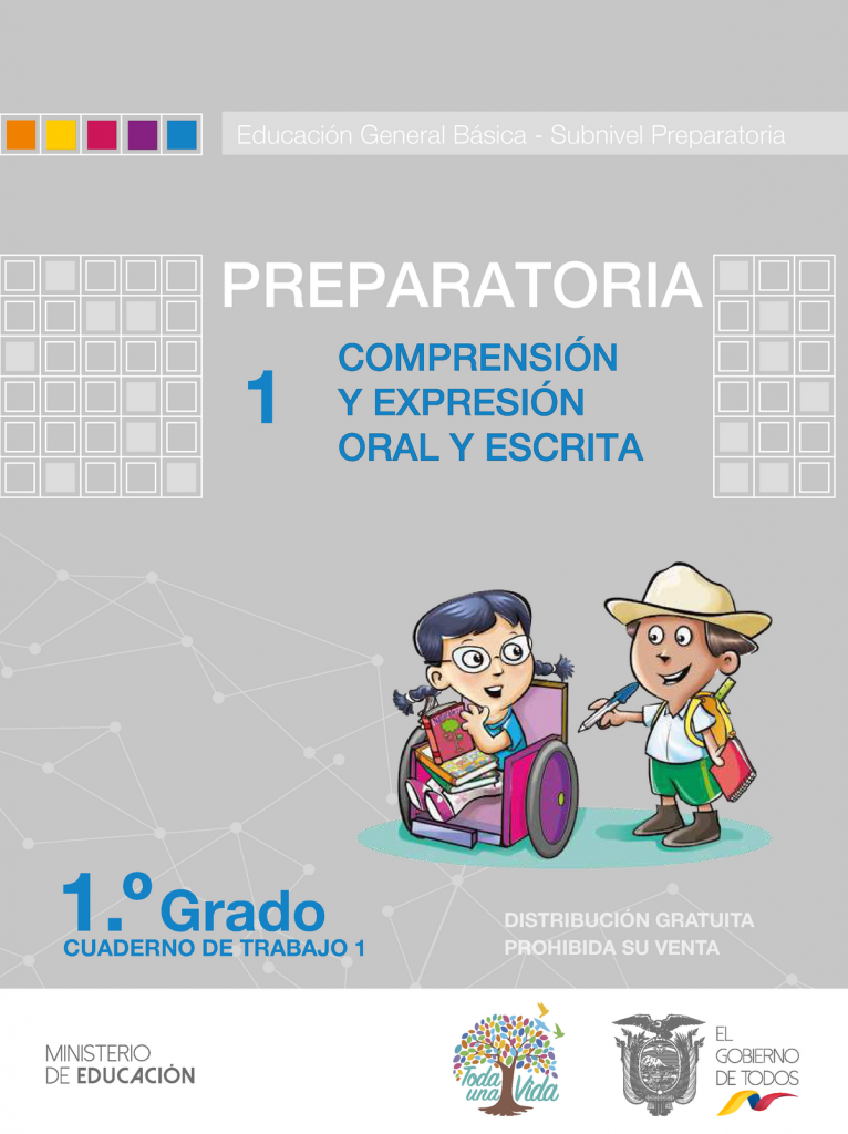 Libro de comprensión y expresión oral y escrita primer grado de EGB