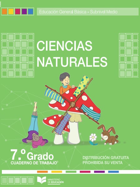 Cuaderno de trabajo de ciencias naturales séptimo grado de EGB