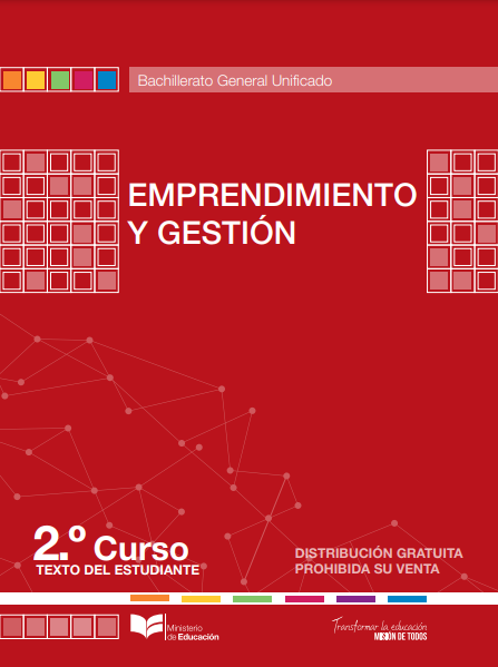 Libro de emprendimiento y gestión segundo grado de bachillerato de BGU