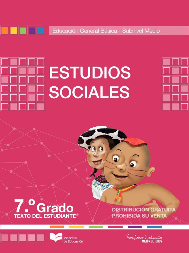 Libro de estudios sociales séptimo grado  de EGB