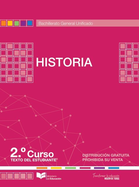 Libro de historia segundo grado de bachillerato de BGU