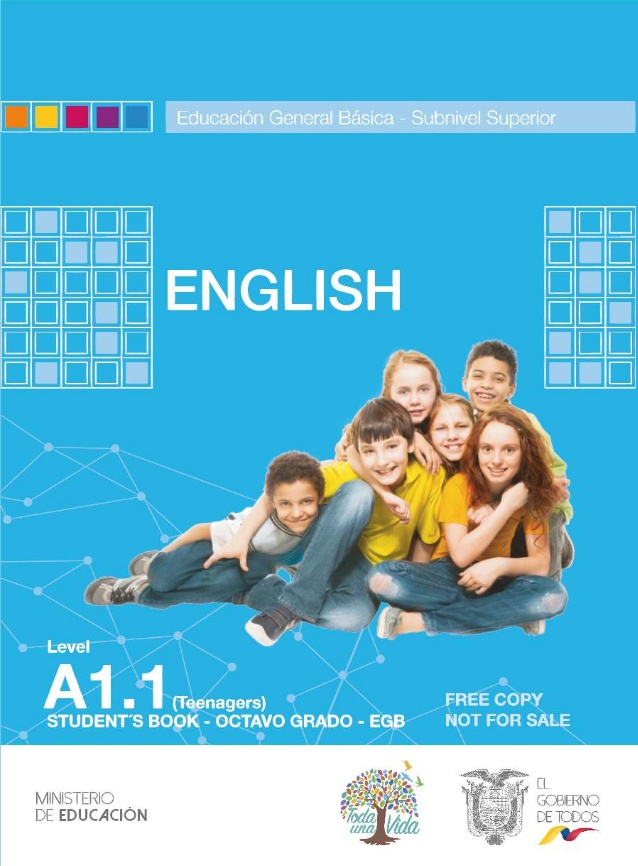 Libro de inglés octavo grado de EGB