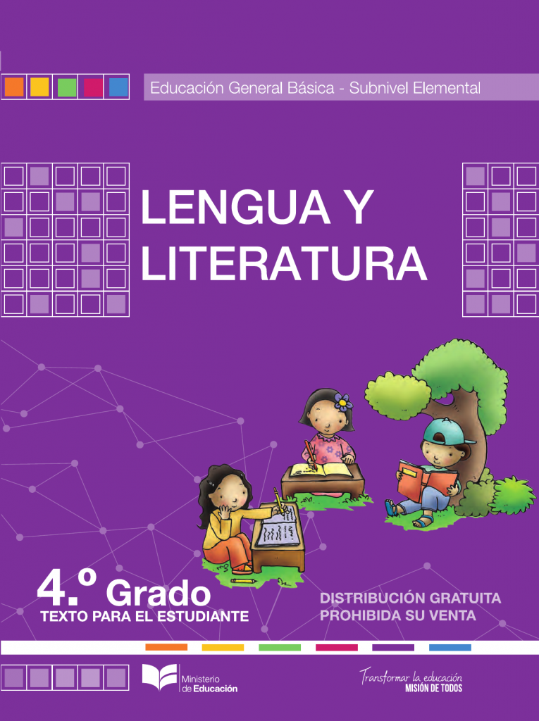 Libro de lengua y literatura cuarto grado de EGB