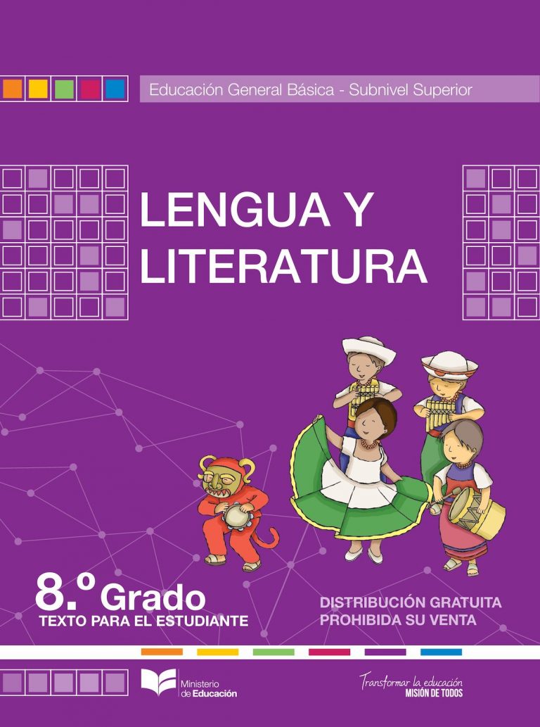 Libro de lengua y literatura octavo grado de EGB