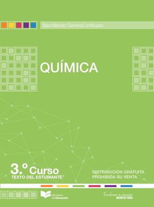 Libro de química tercer grado de bachillerato  de BGU