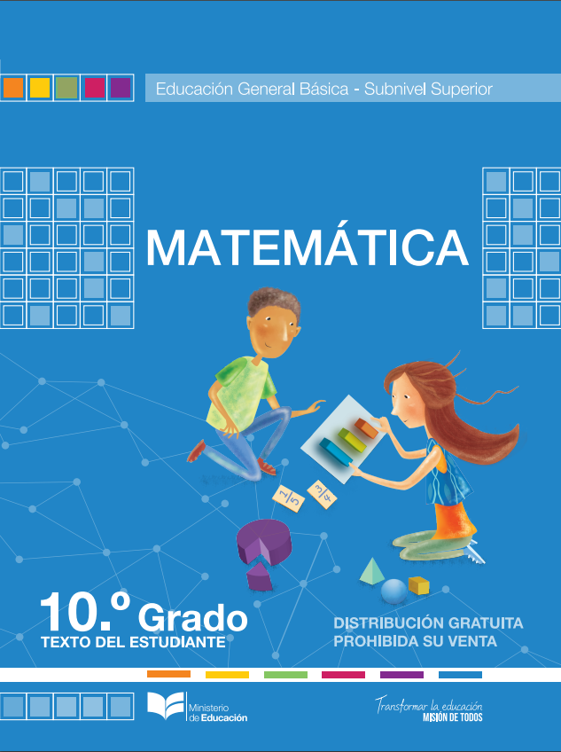 Libro de matemáticas décimo grado de EGB