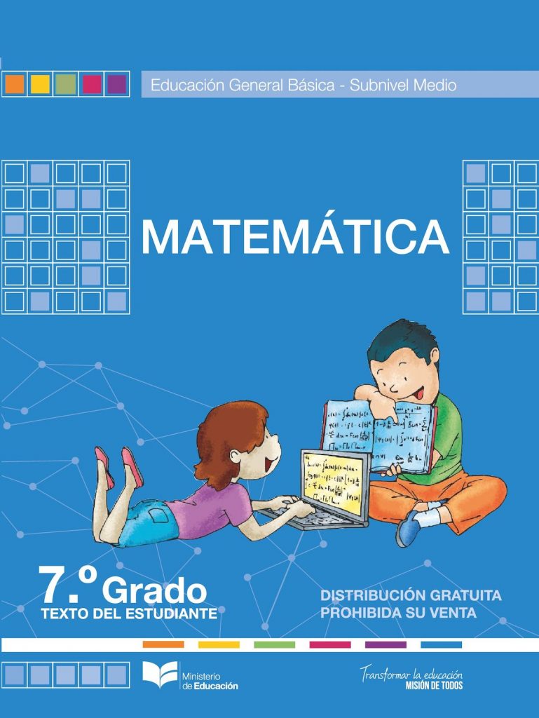 Libro de matemáticas séptimo grado de EGB