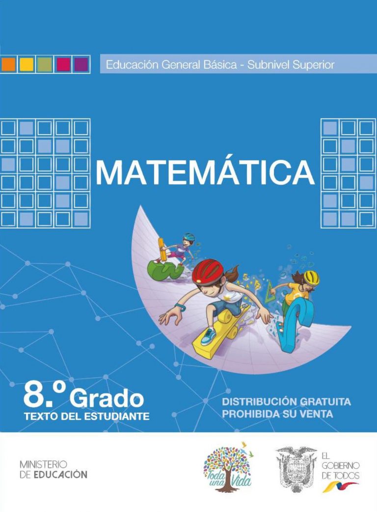 Libro de matemáticas octavo grado de EGB