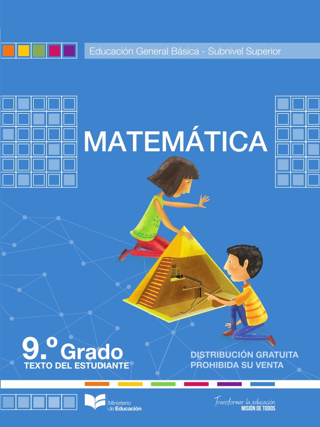 Libro de matemáticas noveno grado de EGB